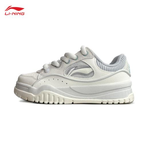 李宁（LI-NING）布欧运动休闲鞋女2025夏季百搭运动板鞋AGCV454 商品图1