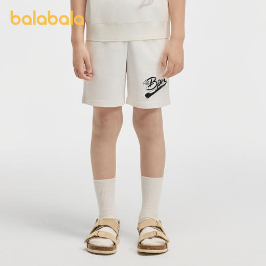 【premium】巴拉巴拉高端线夏季自然系列针织撞色绣花质感中裤男 商品图0