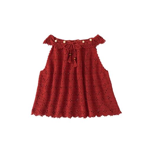 苏苏姐家慢慢挂脖上衣手工diy编织钩针毛线团自制上衣材料包 商品图3