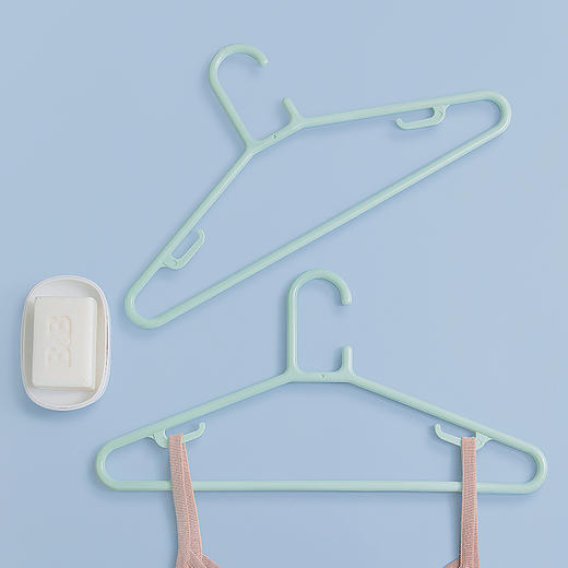 茶花大衣架 防滑晾衣架子衣服架衣挂衣服撑子46cm 商品图0