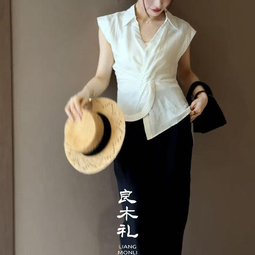 【预售7天】良木礼亚麻长裤（25220） 商品图4