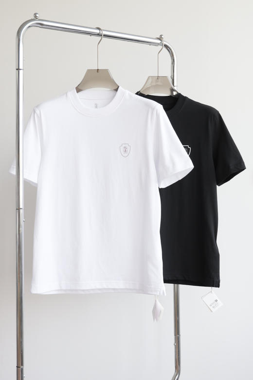 Brune11o cucine11i 网球系列 盾牌圆领短袖T恤 tx505 商品图3