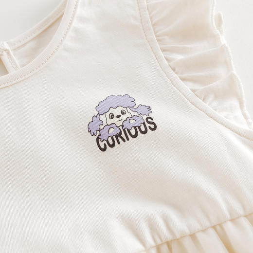 【凉感透气】马克珍妮女童萌趣贵宾网纱连衣裙宝宝夏装新款550781 商品图4