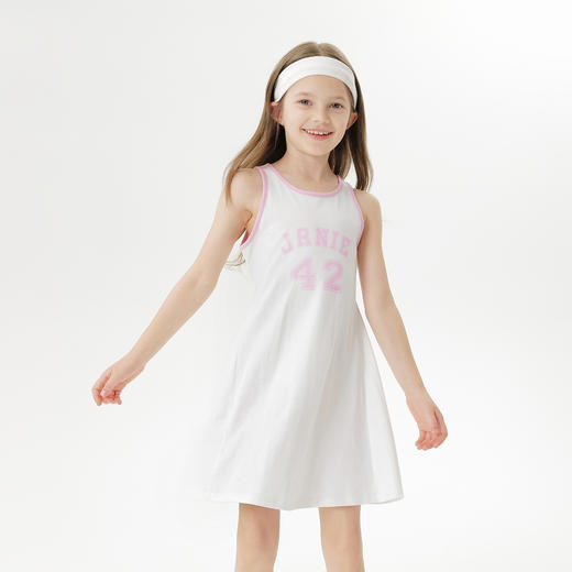 马克珍妮女童透气运动背心裙 儿童裙子纯棉2025年夏装新款550699 商品图1