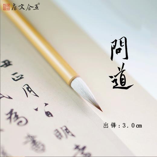 问道 丨狼羊兼毫 出锋3.0cm 中号初学书法推荐兼毫毛笔行楷欧体通用 商品图1