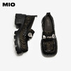 MIO米奥厚底增高乐福鞋英伦风黑色小皮鞋新中式女鞋M254530283 商品缩略图3