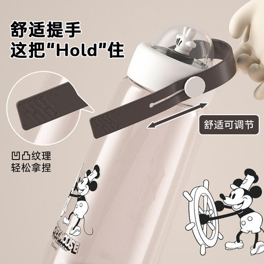 萌趣满分✨迪士尼水杯】TRITAN材质✔高颜值大容量💧倒置不漏水，草莓熊/史迪奇/蜘蛛侠多款任选！孩子们的夏日饮水好伙伴🌟迪士尼儿童水杯 tritan高颜值大容量 学生运动水壶 可爱夏水杯 商品图1