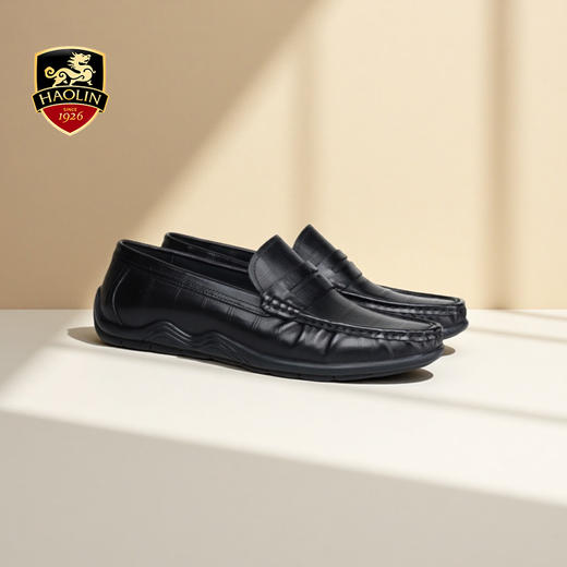 豪麟名鞋奥莱迪嘉男鞋商务鞋牛皮革DJWTO51MS202黑色  原价1960元 商品图1