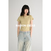 MAISON CECILE基础bi入/夏季修身短款百搭显瘦显比例圆领T恤上衣 商品缩略图3