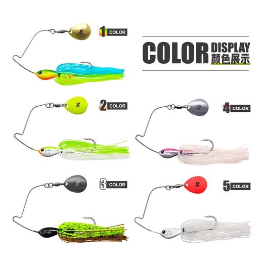 【驯鱼高手】精细鬼 单叶片复合亮片 黑坑鲈鱼鳜鱼 商品图1