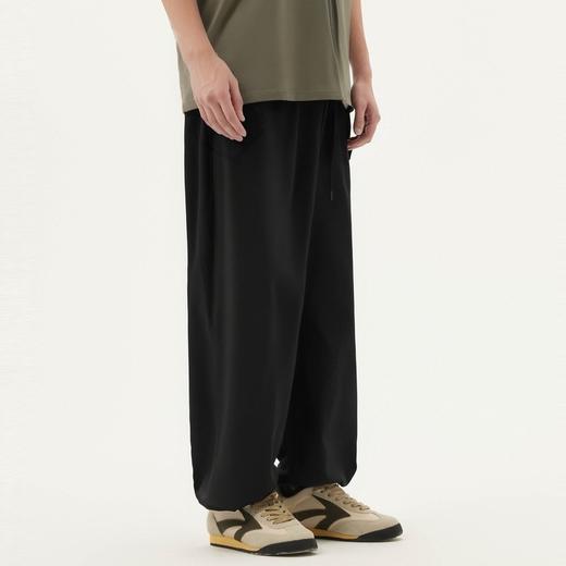 gxg.jeans男装 黑色肌理感宽松休闲长裤男裤束脚裤 25年夏热卖 商品图1