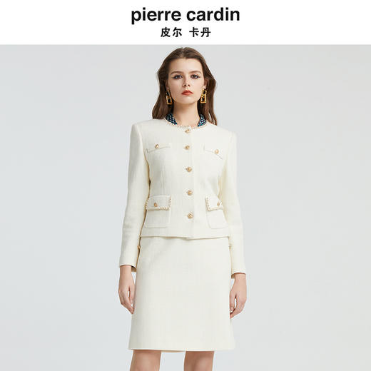 [皮尔卡丹女装]折扣清仓女装新款都市高频职业西装直筒裤 商品图0