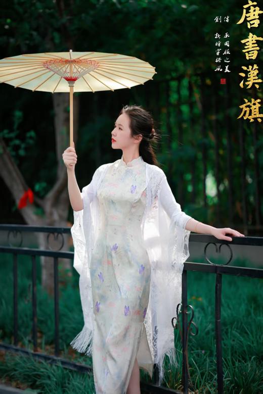 【蝶影】米白色无袖清新淡雅蝴蝶印花暗纹优雅日常 商品图6