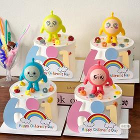 （六一）四寸动物奶油芒果夹心，默认芒果夹心【可选夹心一或二，芒果，芋泥，布丁，奥利奥，可备注。】