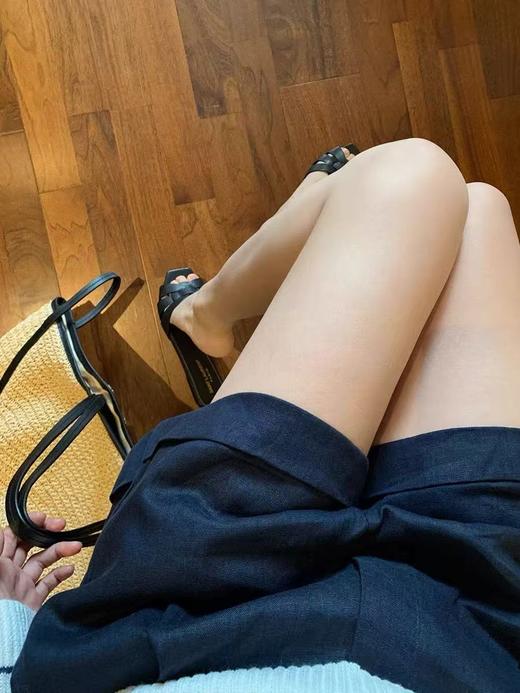 8.9秒杀【节日特卖】100%亚麻1385卷边短裤-喜出 商品图2