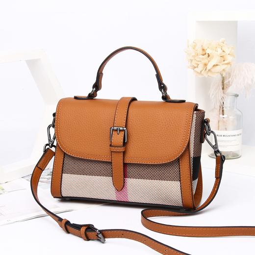 【预售3天】女包斜挎包时尚休闲撞色单肩手提包小方包女Z8339 商品图3