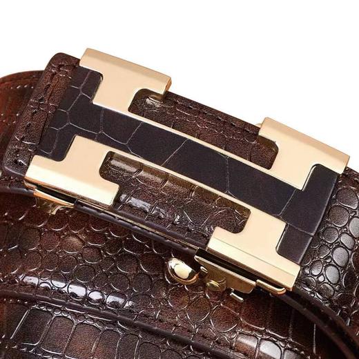 保罗新款男士自动扣 耐磨耐用腰带 中青年商务百搭休闲皮带-QQ 商品图4