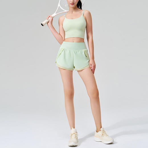 跃牌【轻匀系列】凉感防晒运动短裤女夏NS裸感跑步休闲健身瑜伽裤DK1515 商品图3