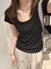 点此购买 The Row夏季女士休闲圆领十字短袖T恤 my 319921 商品缩略图7