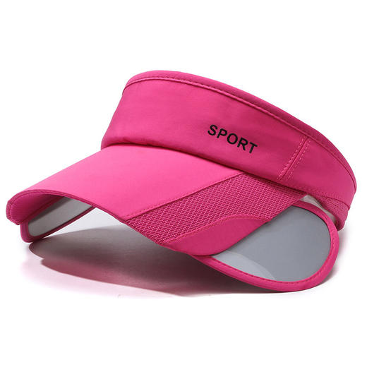 【空顶帽户外运动】马拉松防晒 男女休闲遮阳帽 伸缩抽拉帽檐太阳帽  商品图11