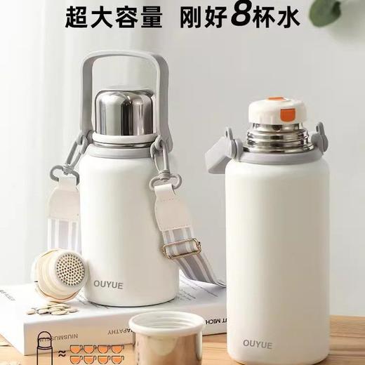 【双盖保温杯】316大容量食品级保温壶 商品图2