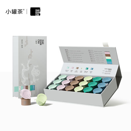 小罐茶 河山万朵·非遗印象系列36罐组合茶 （大红袍x6,金骏眉×6，桂花乌龙茶×6，清香铁观音×6，浓香铁观音茶×6，茉莉花茶×6)  送礼优选商务礼【现货】 商品图8