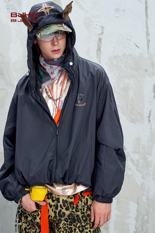 BJHG不计后果杜宾防晒衣男夏季2025新款潮牌户外运动休闲防晒服女 商品图5