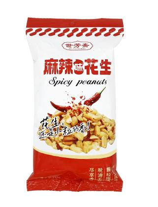世芳斋麻辣味花生110g 商品图0