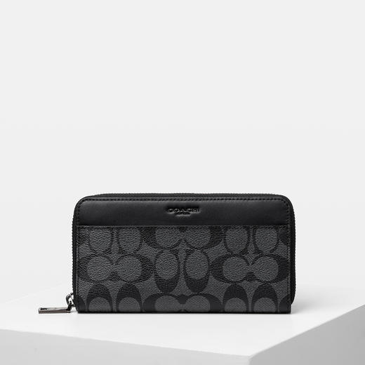 F58112-CQ/BK-40 COACH 蔻驰【热卖爆款】多功能男士票夹长款钱包男钱包 商品图0