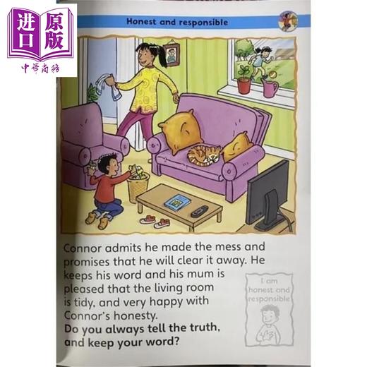 【中商原版】儿童认识价值书 The Children's Book of Values 英文原版 儿童正确价值观培养 亲子共读绘本 进口童书 5岁以上 商品图1