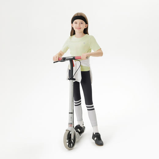 【凉感防晒骑行服】马克珍妮女童运动短袖T恤 儿童夏装新款550387 商品图1