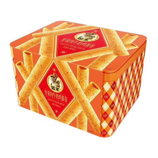 如水坚果纯牛奶鸡蛋卷468g 商品图0