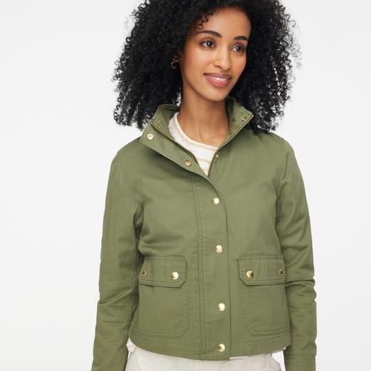 反季好折！Jcrew 女士短款工装夹克衫 只要￥399直邮到手 商品图6