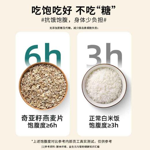 妙思丁 奇亚籽黑白燕麦片500g/罐  三高克星：控糖/降压/清血管  / 科学配比守护全家健康！黄金双麦组合：黑燕麦+白燕麦双倍膳食纤维，血糖波动减少50% 商品图1