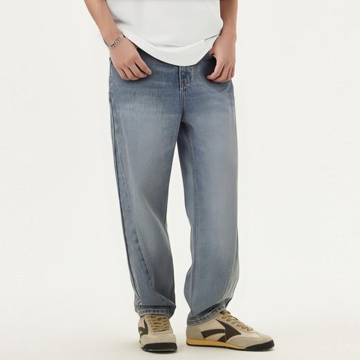 gxg.jeans男装 复古水洗宽松牛仔裤夏季美式潮  25年夏热卖 商品图3