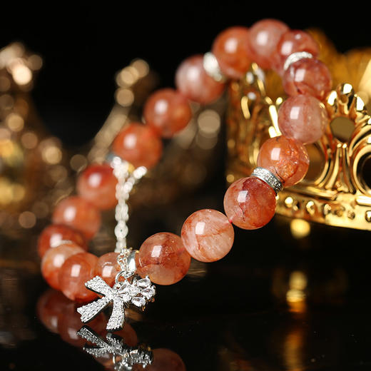 灵机生活馆红胶花手链 毫不费力的“贵气感” 商品图4