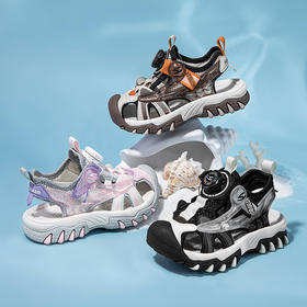 哈比熊童鞋新款上新儿童凉鞋男童夏季鞋子耐磨软底百搭运动凉鞋AU8176