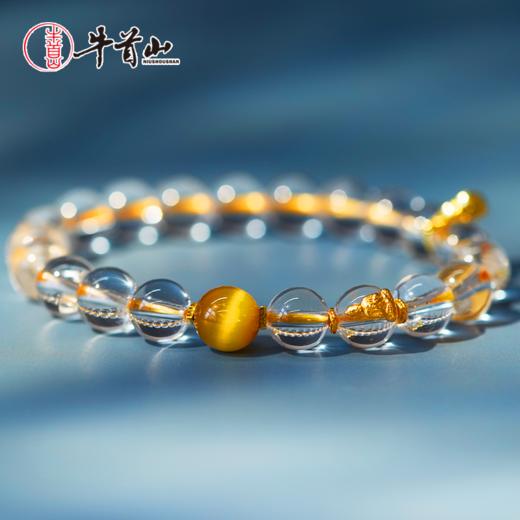 牛首山白水晶银镶十二生肖系列手串原创设计高颜值手饰文创周边 商品图2