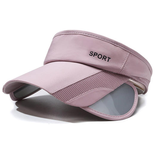 【空顶帽户外运动】马拉松防晒 男女休闲遮阳帽 伸缩抽拉帽檐太阳帽  商品图7