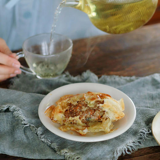 【福利拍即加送2个虾肉酥饼】【一口酥脆 香到掉渣  全家老少都爱吃】酥皮牛肉/虾肉馅饼 4袋  牛肉/虾肉含量高  配料干净无需解冻  平底锅/空气炸锅都能做~ 商品图8