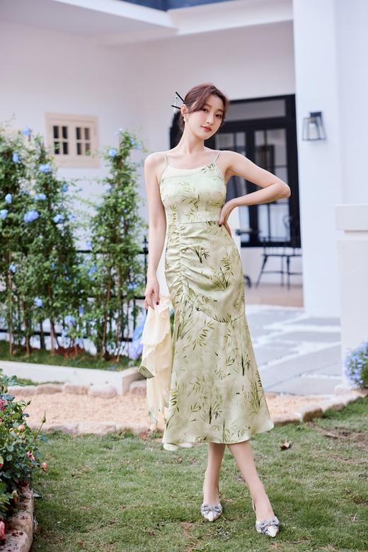 Le Malene 新中式国风开衫吊带印花裙套装 20281 商品图4