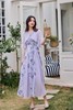 Le Malene 浪漫紫色花朵印花连衣裙 20291 商品缩略图4