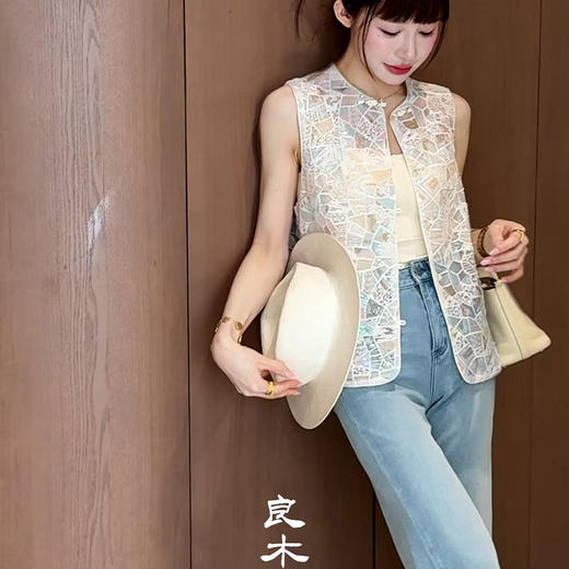 【预售7天】良木礼真丝马甲（5105） 商品图0