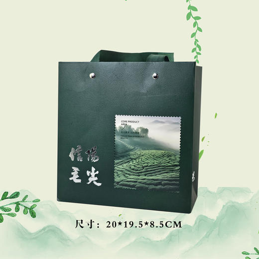 你好信阳【绿.半斤毛尖手提袋】1.8元1条.整捆50个.300个包邮 商品图2