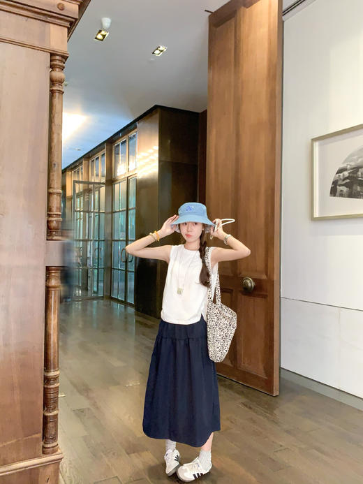 <曾小咸推荐>日系休闲长短款半身裙 商品图9