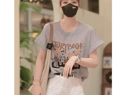 剪吊牌最快的一次!!! 【竹节麻T恤】微微落肩 是又凉快又显瘦❤️  夏天穿可太舒服了🧊 商品图5