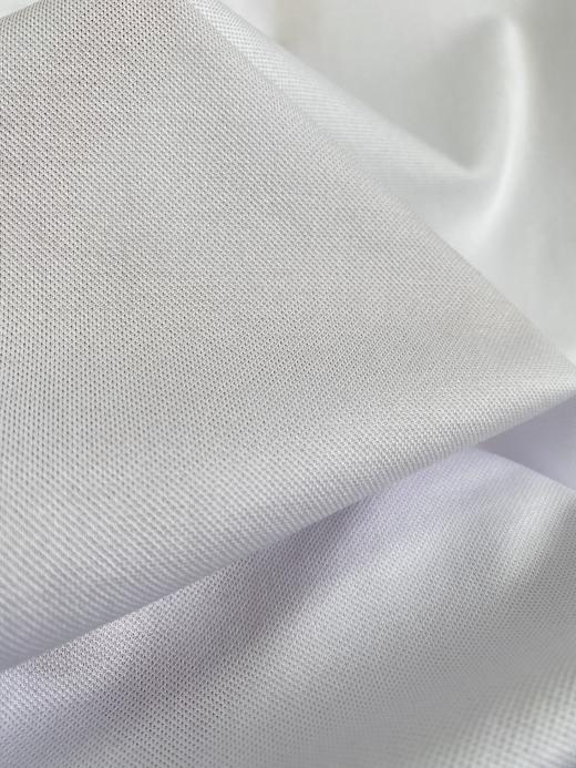 占姆士桑蚕丝短袖t恤男士夏季新款宽松休闲翻领polo衫半袖男  白色 商品图4