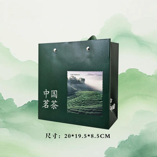 你好中国【绿.半斤茗茶手提袋】1.8元1条.整捆50个.300个包邮 商品图1