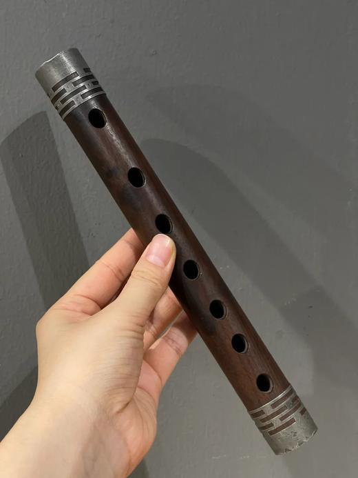 小叶紫檀镶锡横笛，顺丰包邮 商品图3