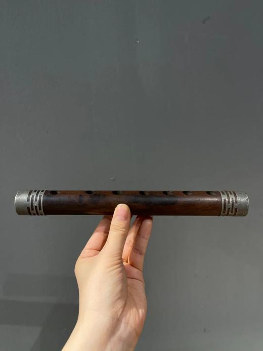 小叶紫檀镶锡横笛，顺丰包邮 商品图2
